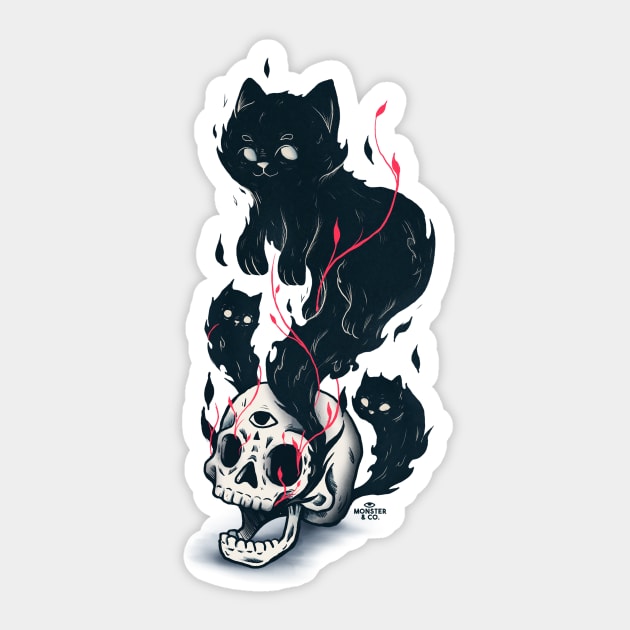 Salem Sticker by MonsterAndCo